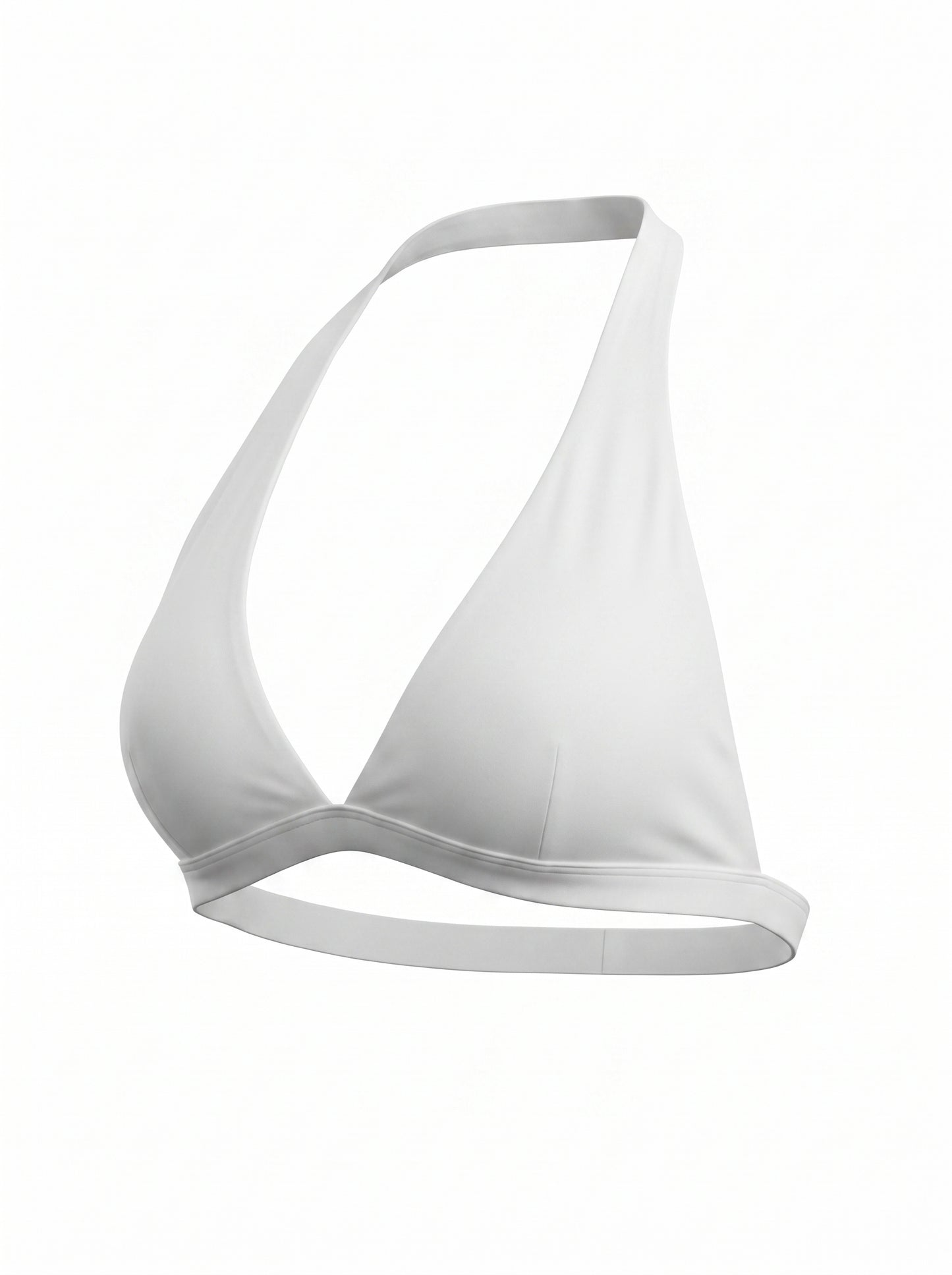 Aura Halter Bra / White