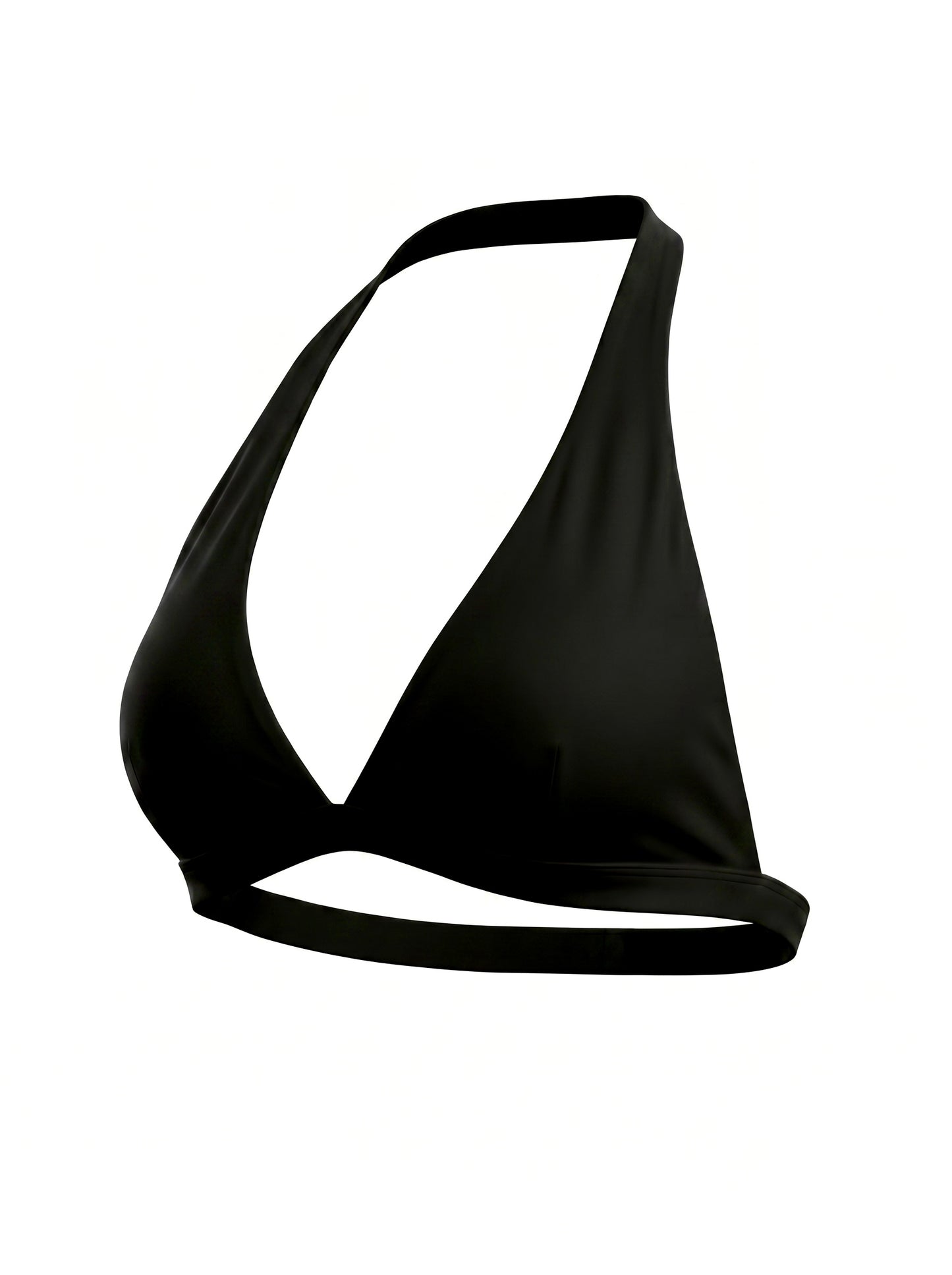 Aura Halter Bra / Black