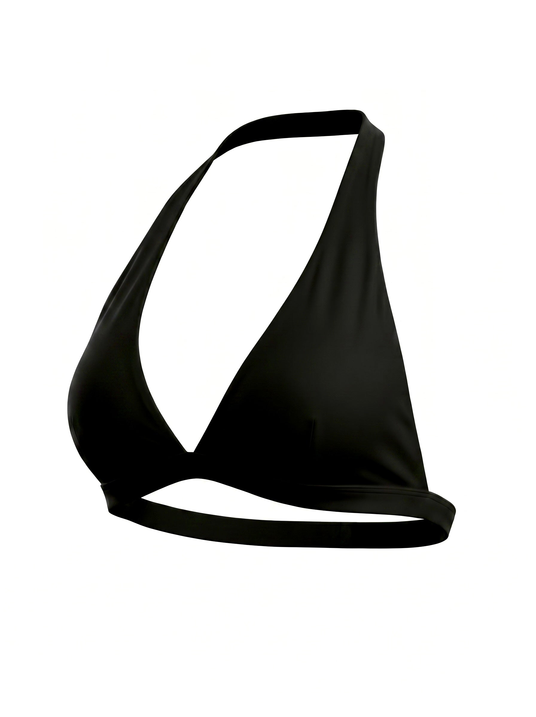 Aura Halter Bra / Black