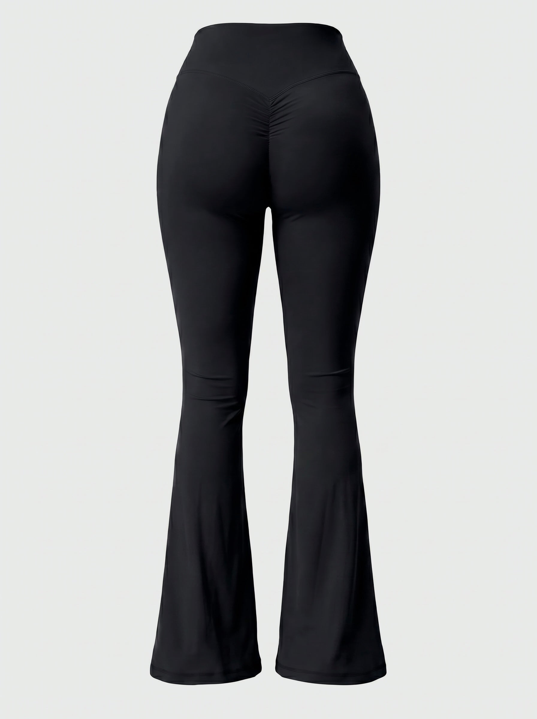 High Waist Flare leggings / Black