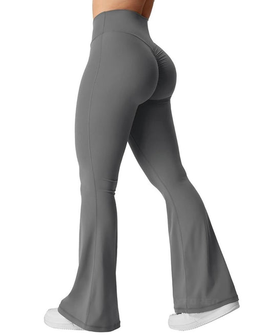 High Waist Flair leggings / Gray