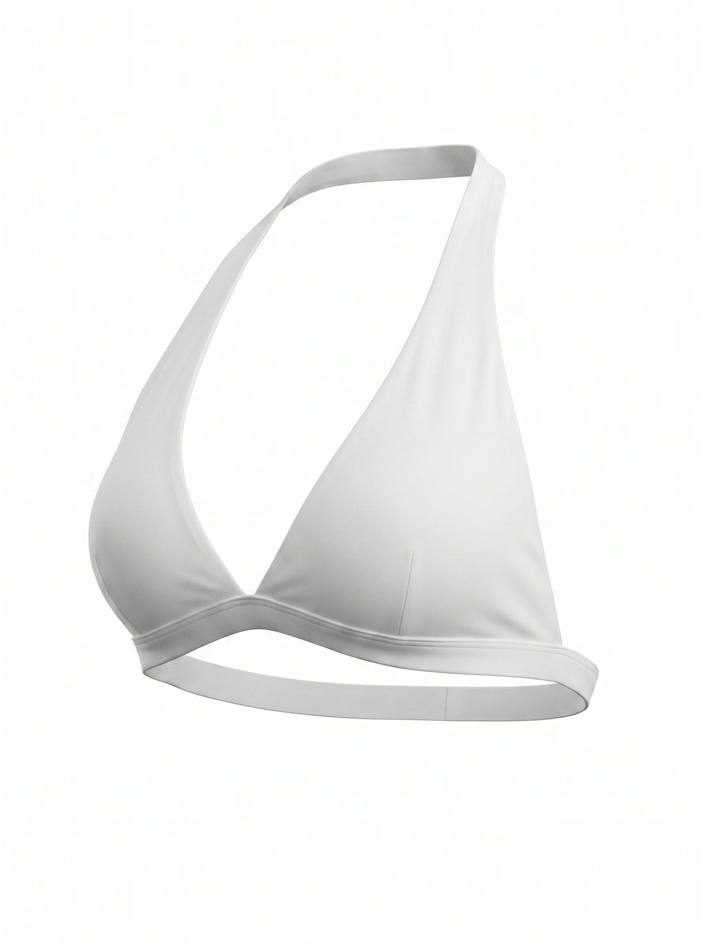 Aura Halter Bra / White