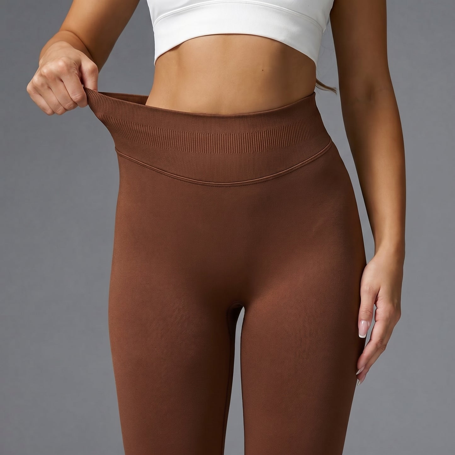 Aura Leggings / Brown