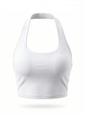 Sculpt Halter / White