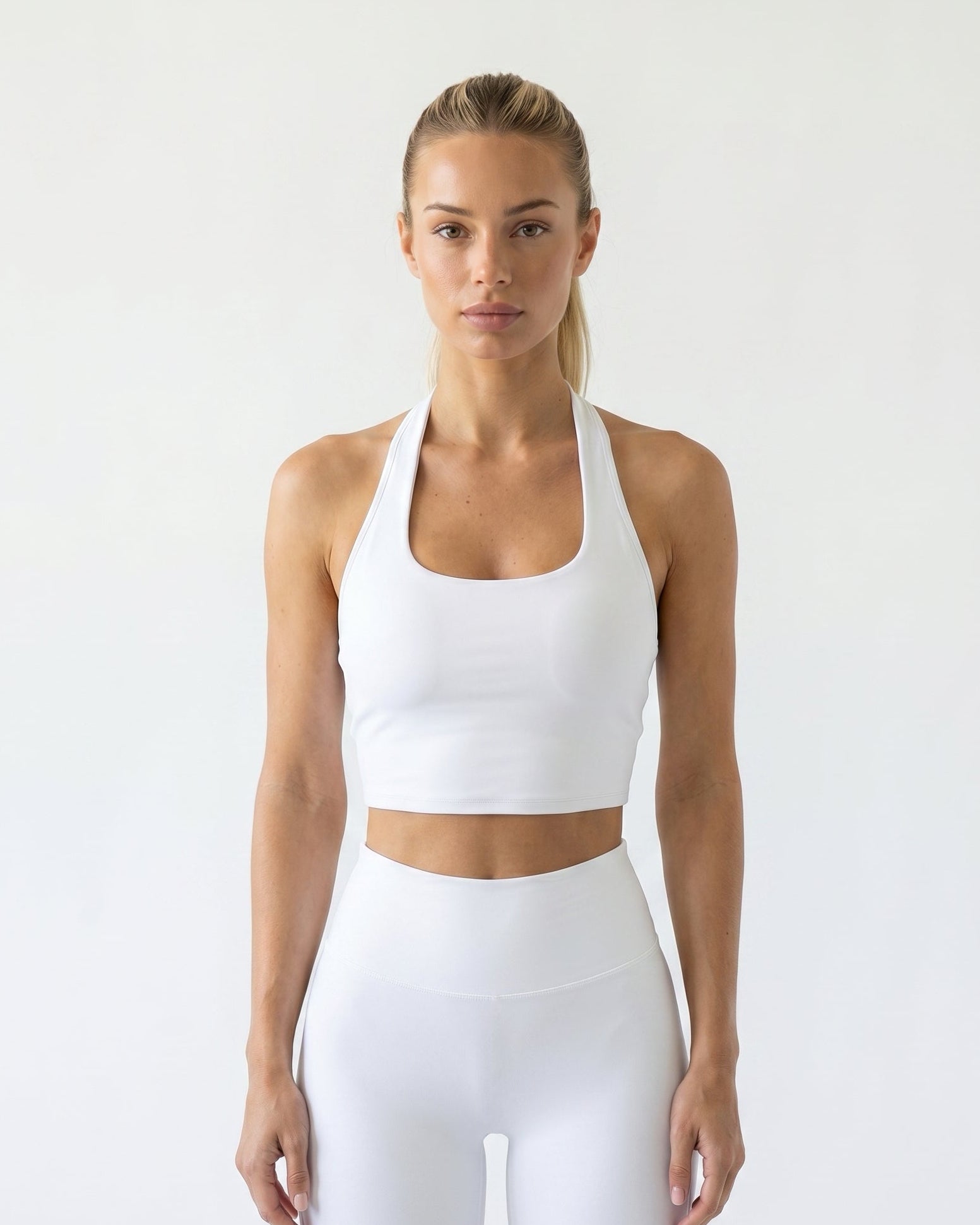 Sculpt Halter / White