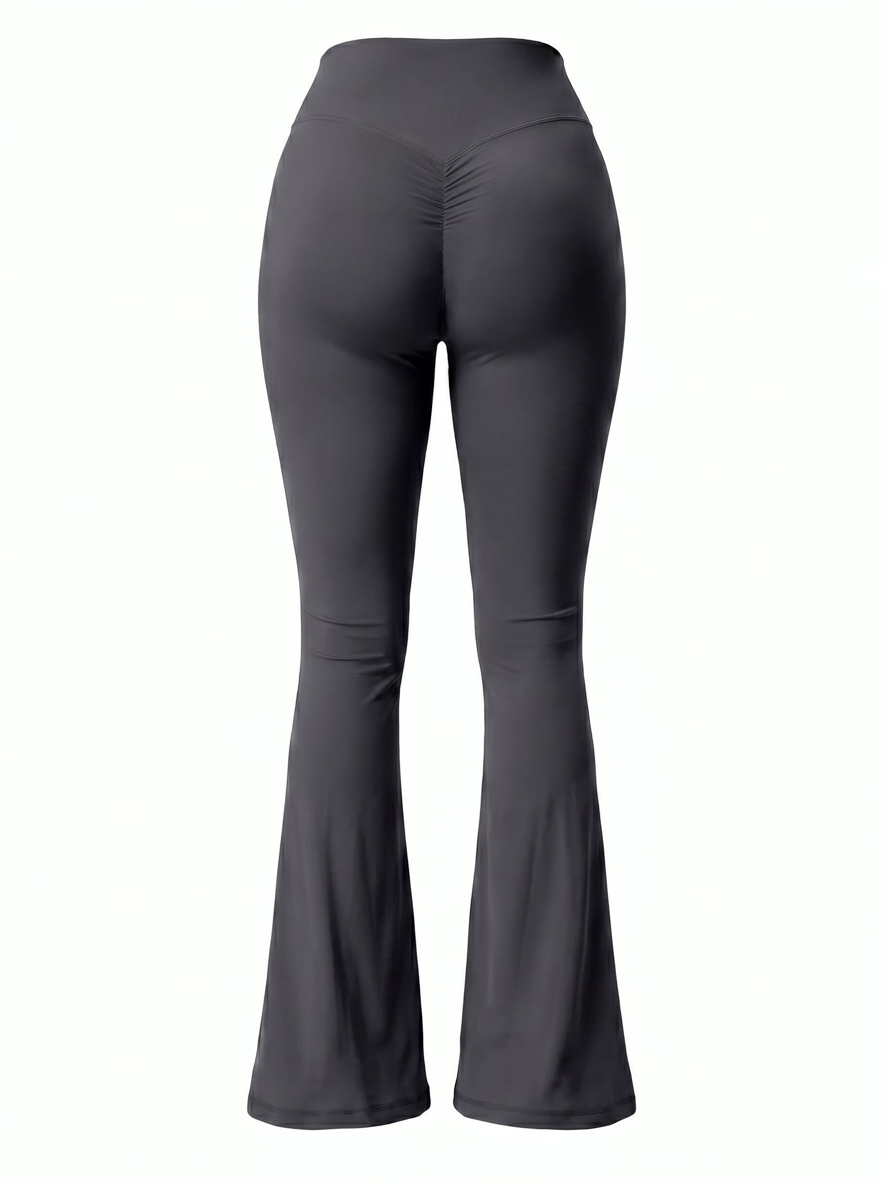 High Waist Flare leggings / Gray
