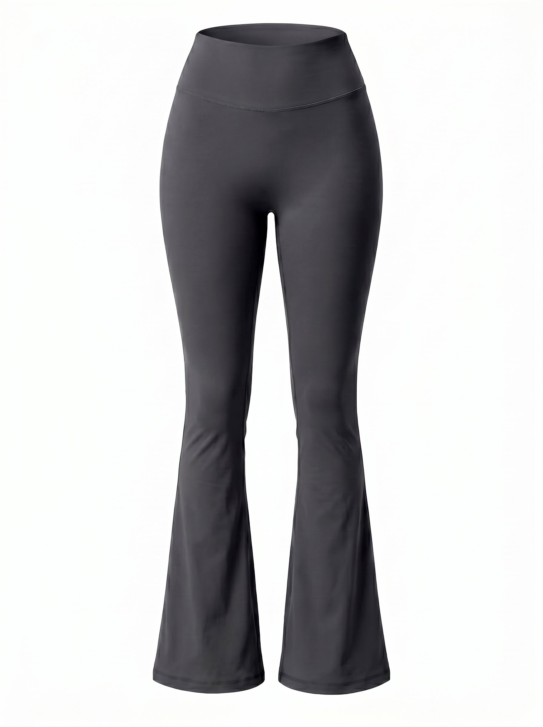 High Waist Flare leggings / Gray