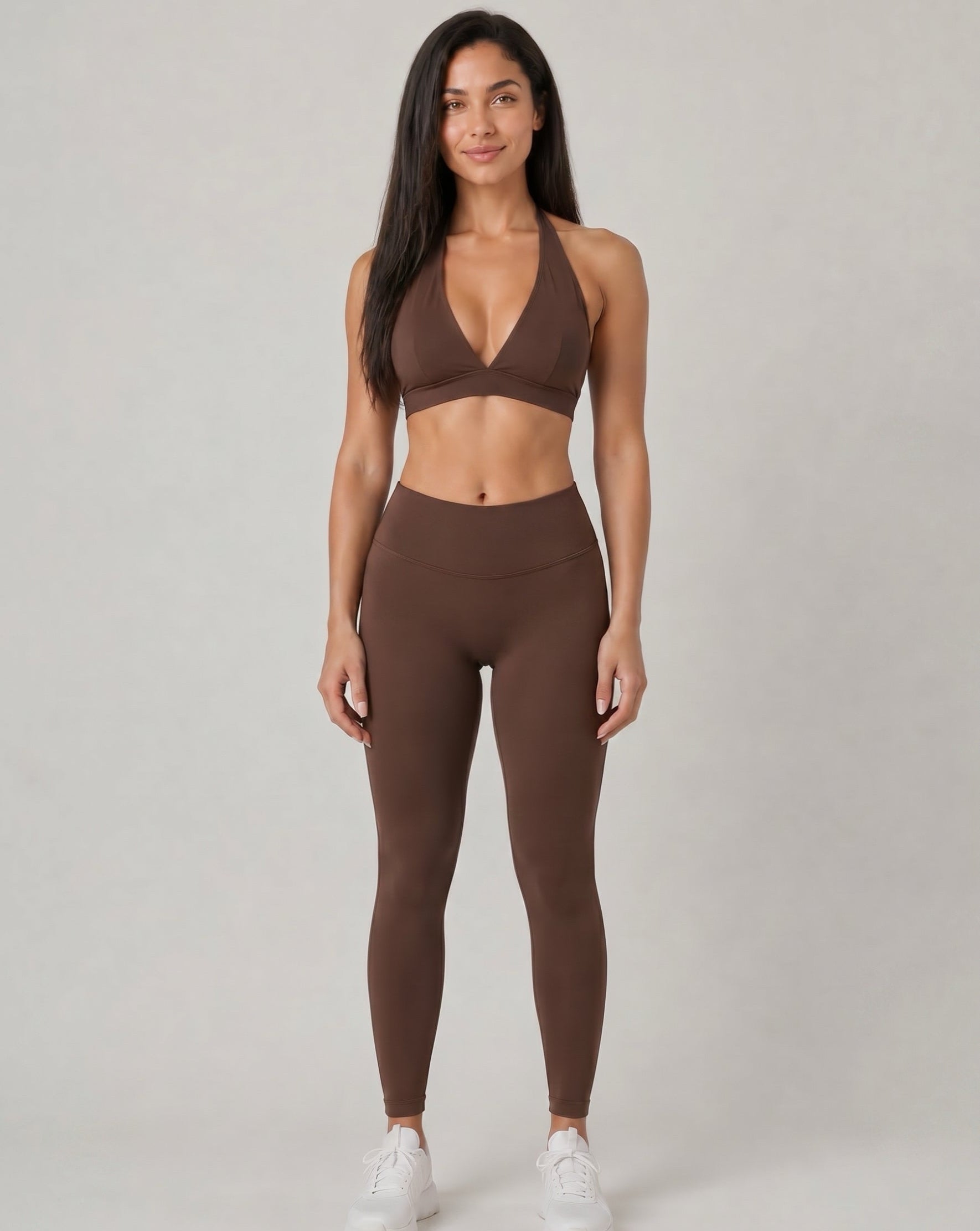 Aura Leggings / Brown